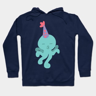 Kissy Birthday Octopus Hoodie